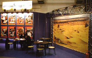 TMK - BIT MILANO - ALLESTIMENTO STAND DIFFUSIONE VIAGGI